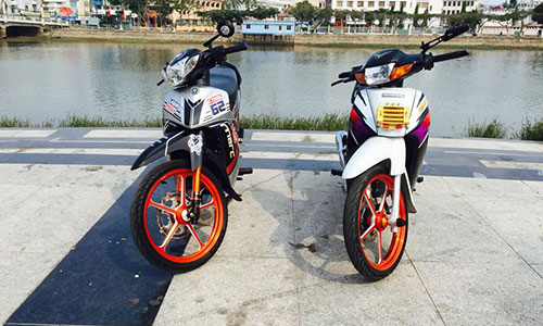 “Xế cỏ” Honda Wave & Yamaha Sirius hàng khủng tại VN